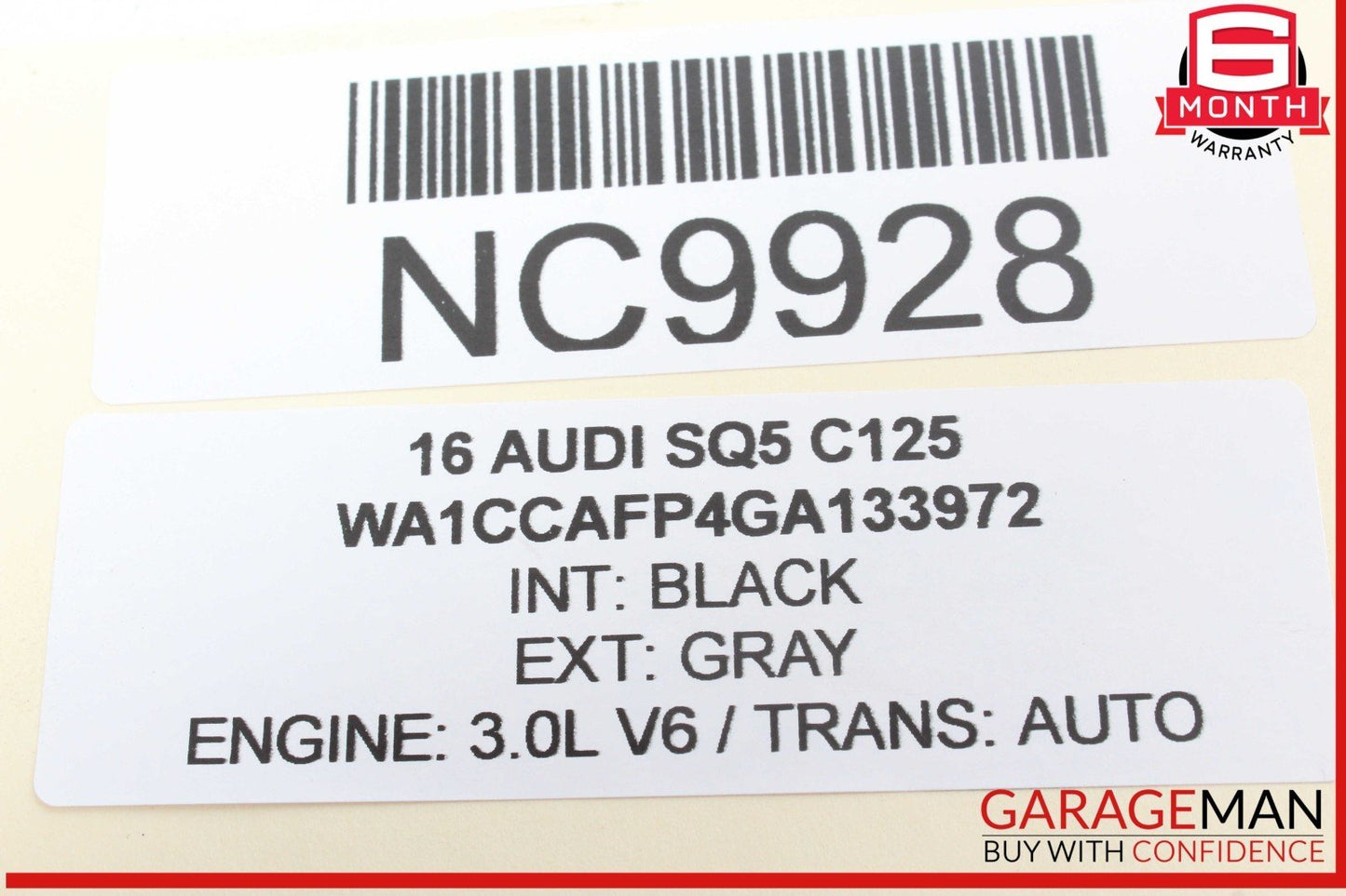 09-17 Audi SQ5 A4 Rear Left or Rear Right Side Tie Rod Control Arm 8K0501529L