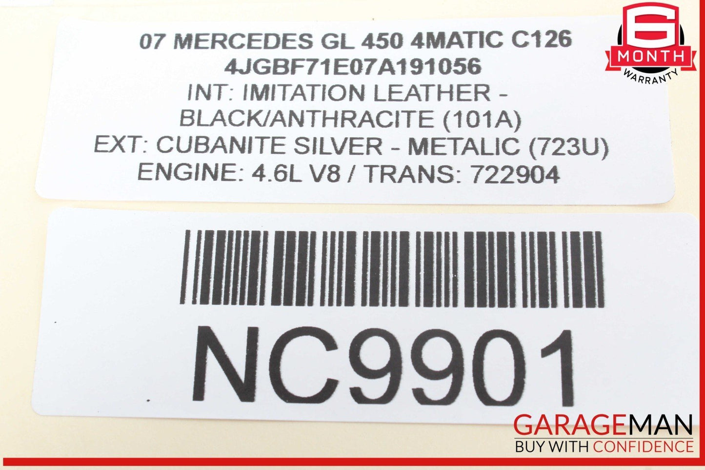 06-13 Mercedes X164 GL450 4MATIC ML350 Rear Left or Right Upper Control Arm OEM