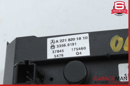 07-13 Mercedes W221 S550 CL550 Cluster Control Switch Module Unit 2218201810 OEM