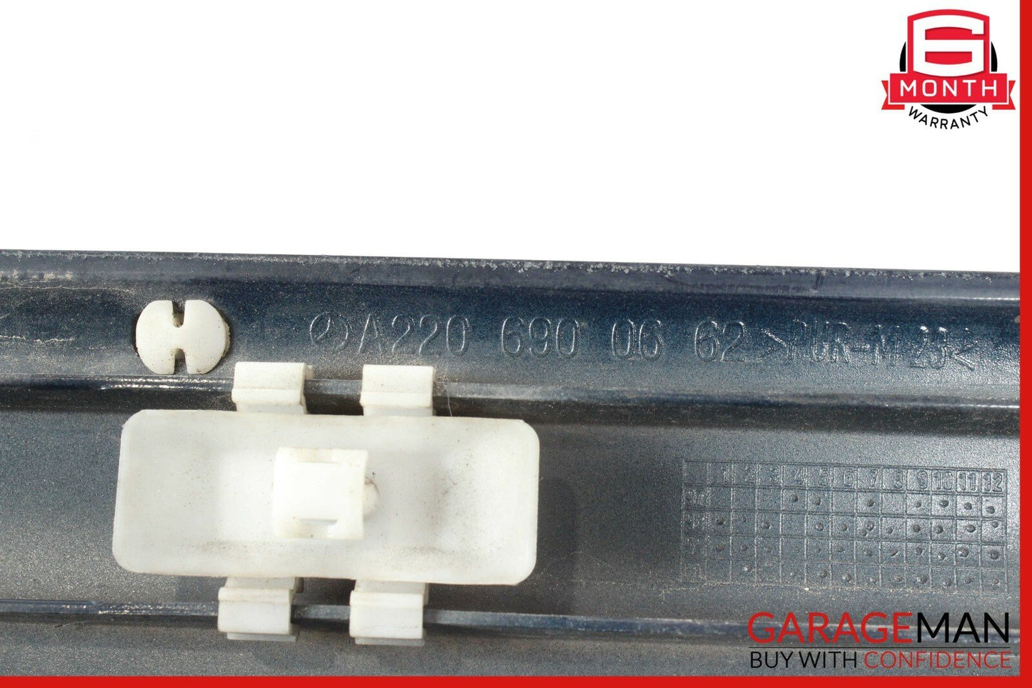00-06 Mercedes W220 S500 S600 Front Right Passenger Side Door Molding Trim Cover
