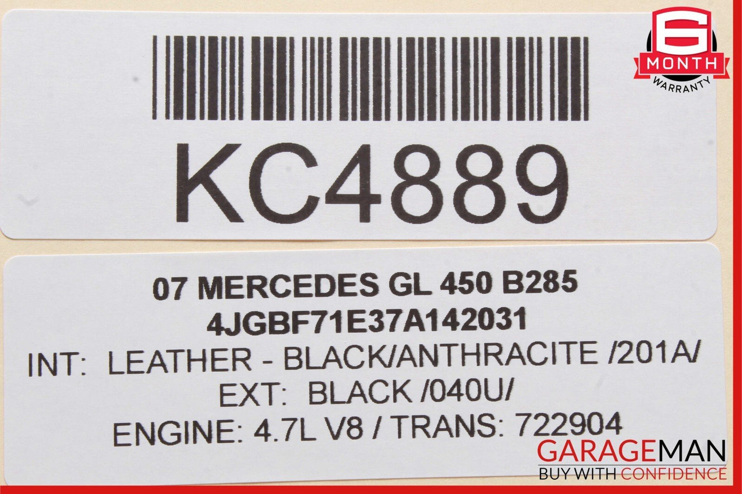 06-13 Mercedes GL450 GL550 ML500 R350 Rear Glass Windshield Wiper Motor Unit OEM