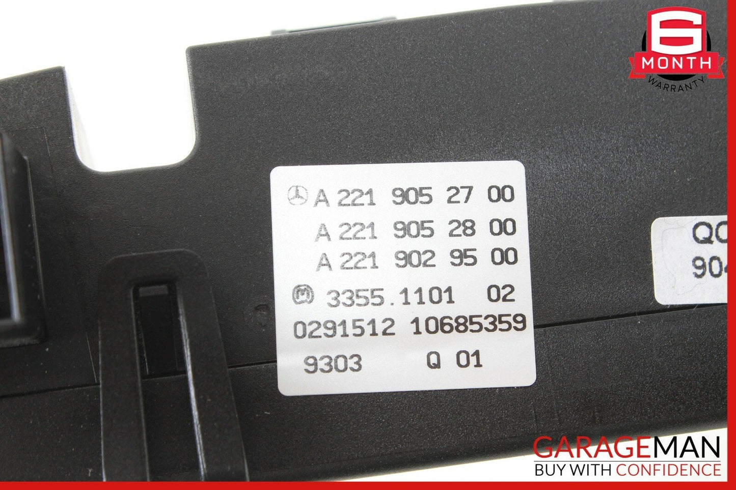 07-13 Mercedes W221 S550 CL550 CL63 AMG A/C AC Heater Climate Control Switch OEM