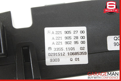 07-13 Mercedes W221 S550 CL550 CL63 AMG A/C AC Heater Climate Control Switch OEM