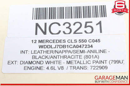 10-16 Mercedes W218 CLS550 ABS Brake Hydraulic Pump Control Module Unit OEM