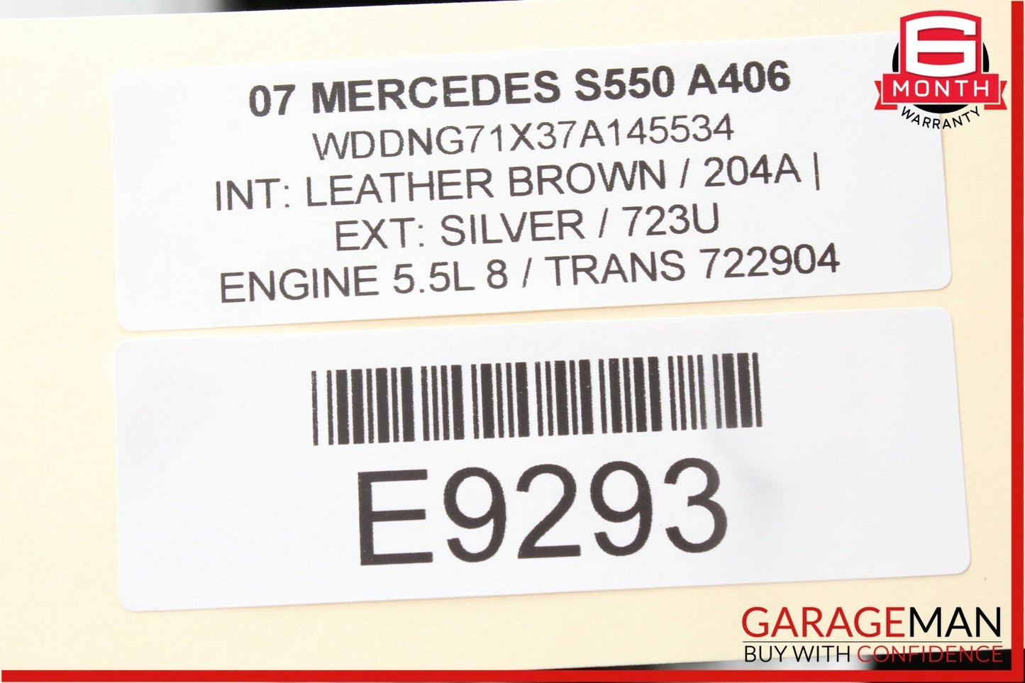 07-09 Mercedes W221 S550 S600 Front Left Seat Belt Receiver Buckle Tensioner OEM