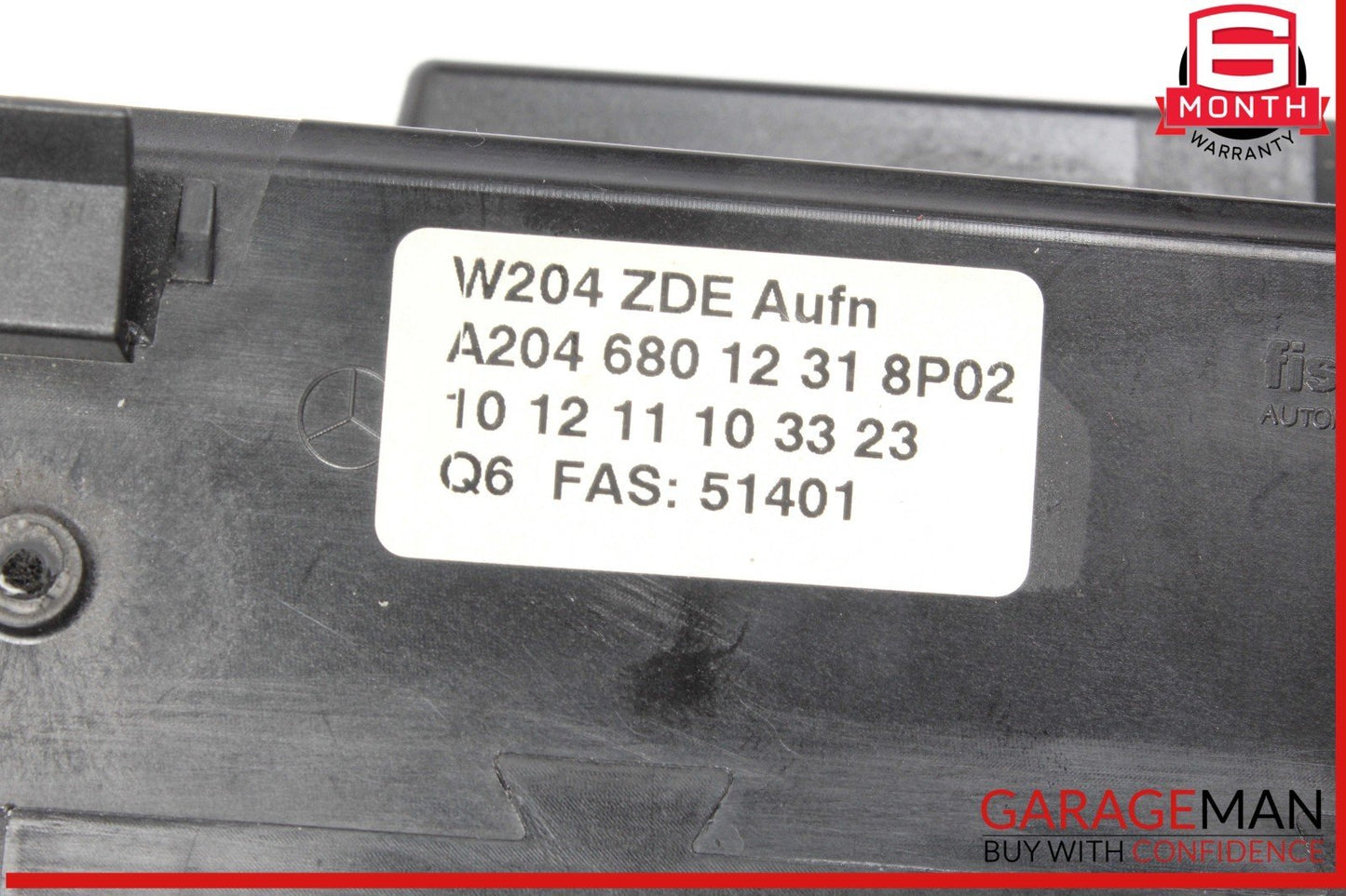 08-11 Mercedes W204 C300 C350 Navigation LCD Display Screen Monitor w/ Cover OEM