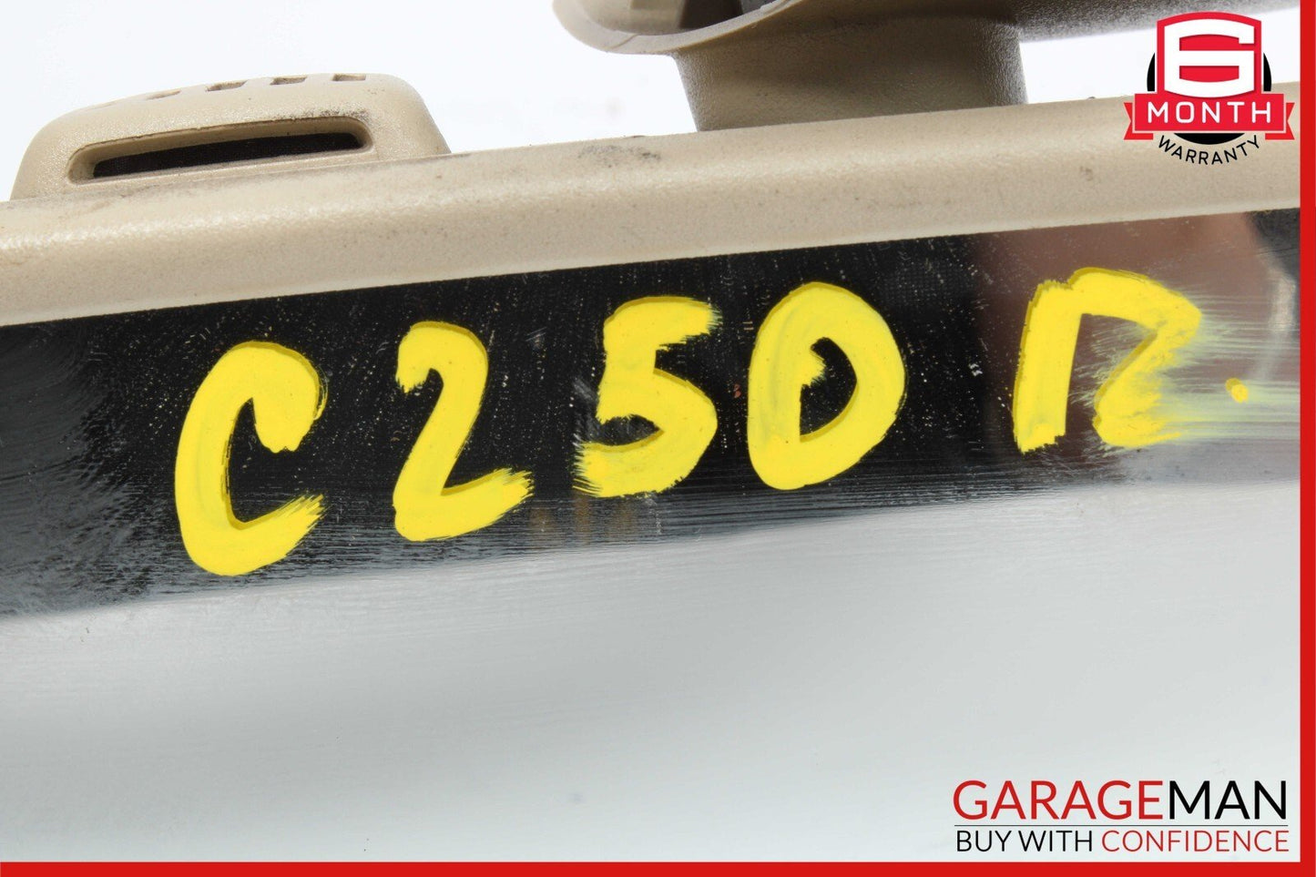 10-16 Mercedes W204 C250 Front Top Upper Rear View Mirror Assembly Beige OEM