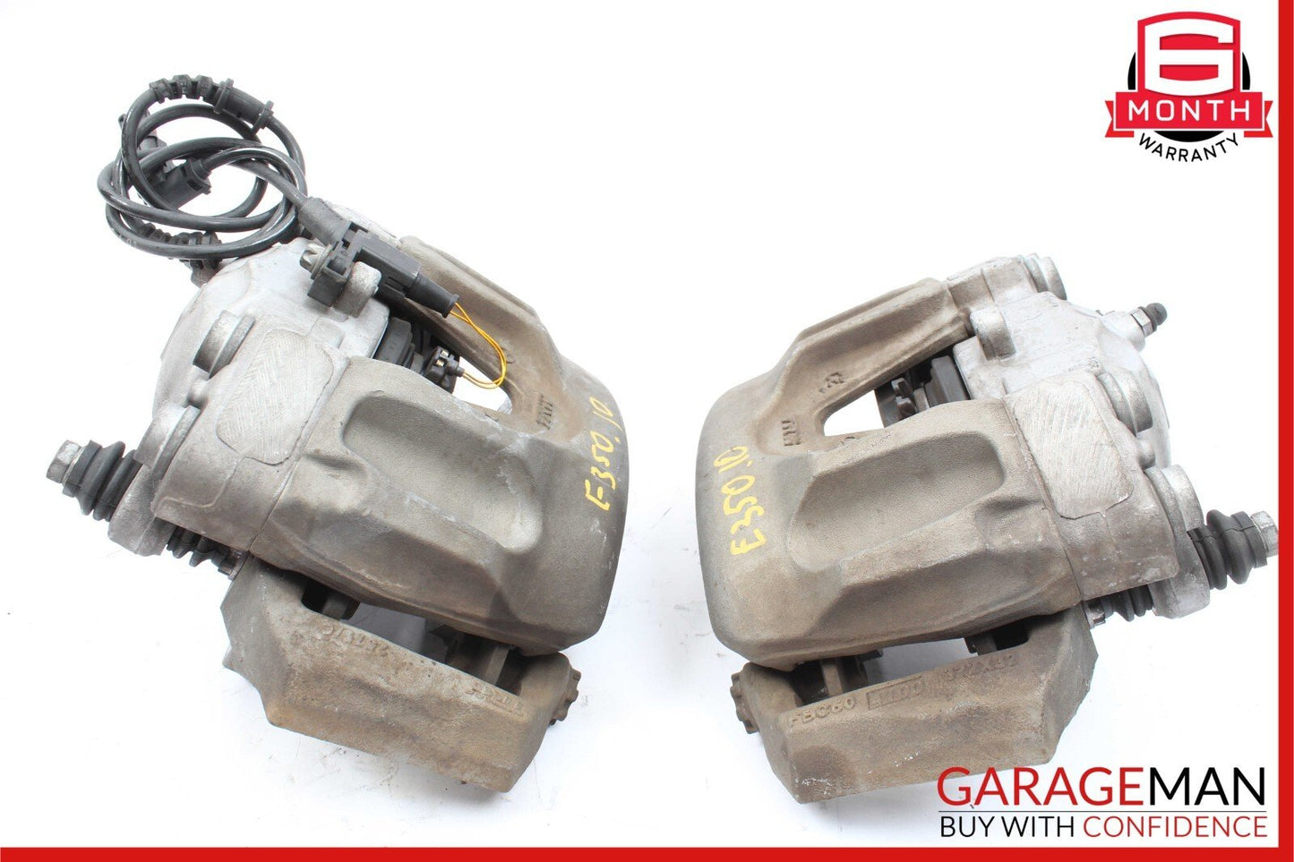 10-16 Mercedes W212 E350 CLS400 TRW Front Brake Calipers Left and Right Set OEM