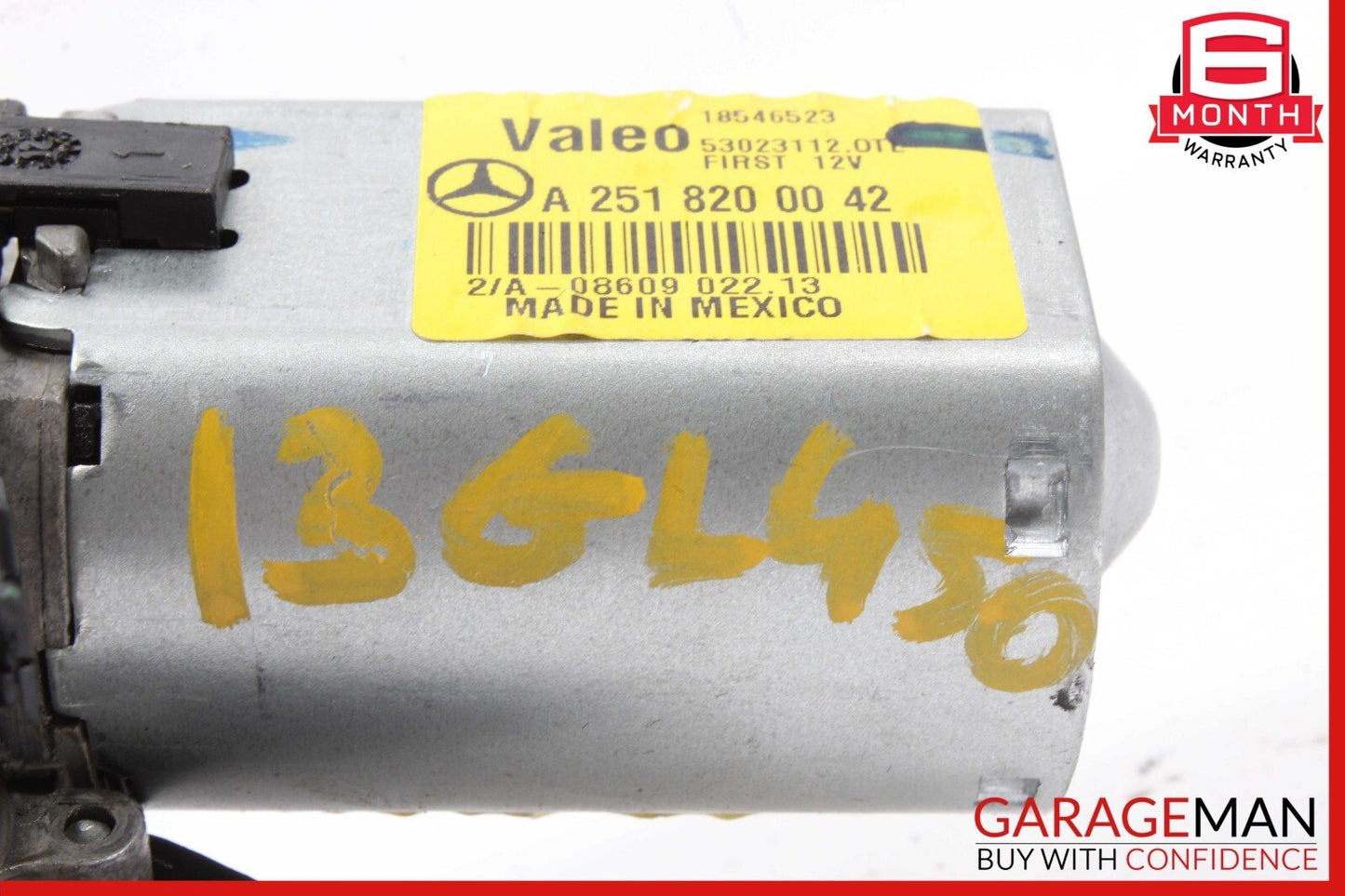 06-19 Mercedes W251 R350 ML350 GL450 Rear Glass Windshield Wiper Motor Unit