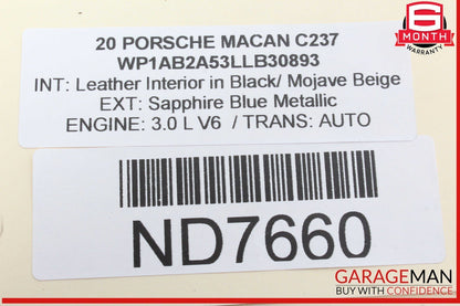 15-24 Porsche Macan Rear Right Passenger Side Upper Suspension Control Arm OEM