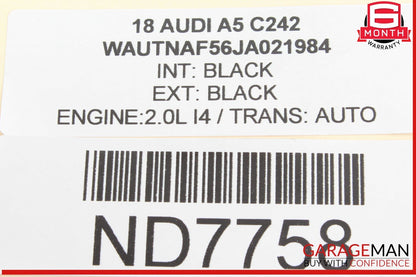 17-24 Audi A5 Rear Right Side Suspension Upper Control Arm 8W0505361E Genuine