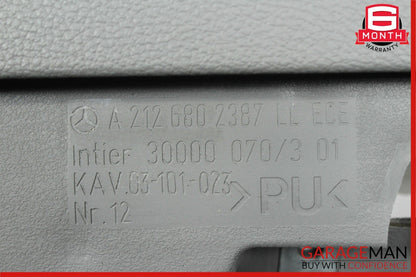 10-13 Mercedes W212 E350 E400 E550 Dashboard Dash Board Panel Gray OEM