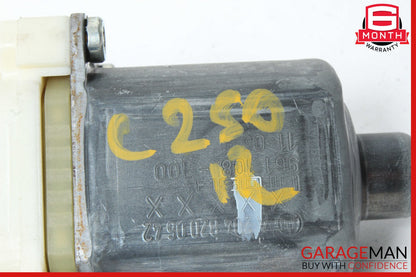 08-16 Mercedes W204 C250 GLK350 Rear Right Door Window Regulator Motor OEM