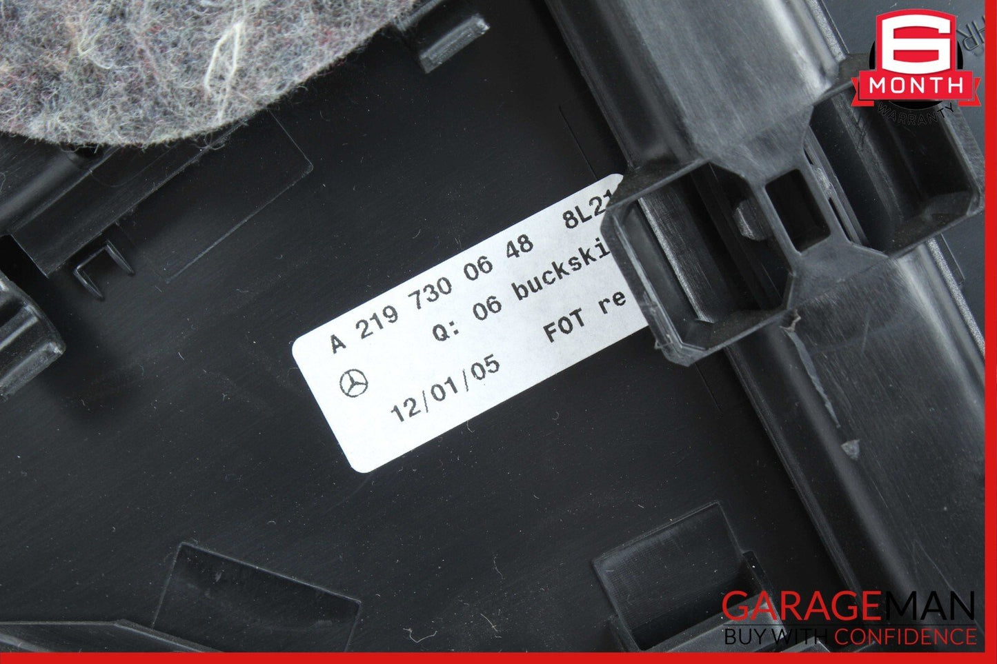 06-11 Mercedes W219 CLS500 Rear Right Passenger Interior Door Panel Beige OEM