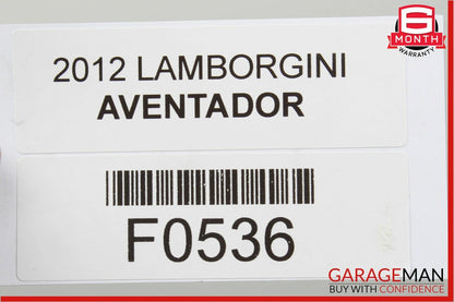 12-16 Lamborghini Aventador Center Bottom Streamline Shroud Undertray Panel OEM