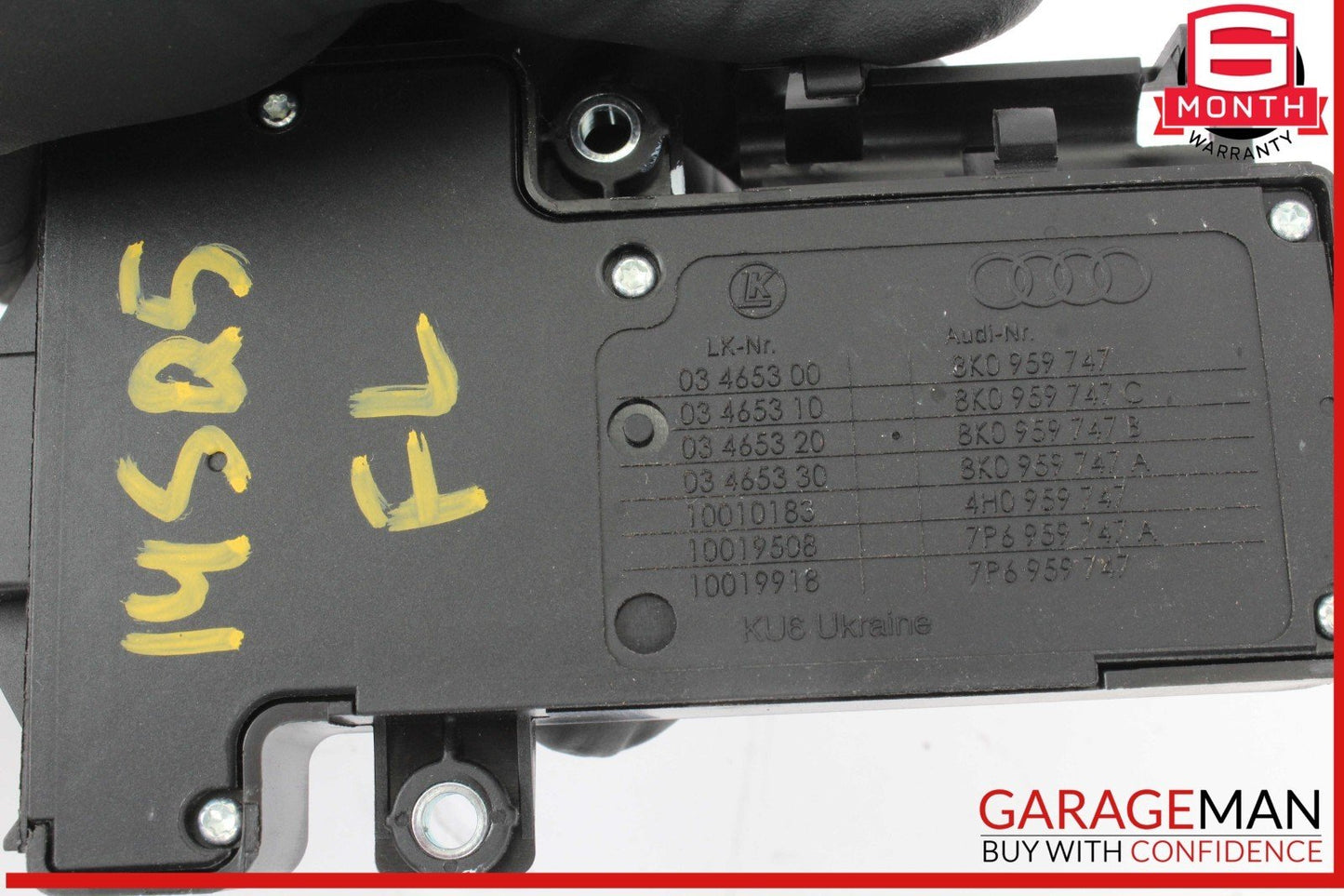 14-18 Audi SQ5 Q3 Front Left Driver Side Seat Adjustment Switch 8K0959747 OEM
