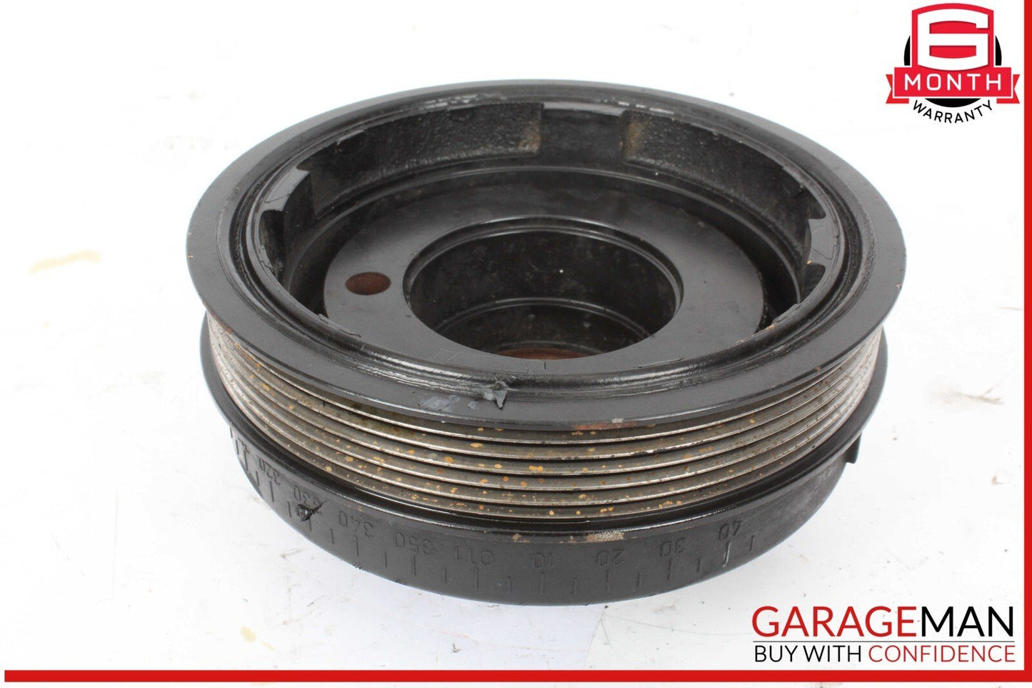 05-12 Mercedes W212 E350 Wagon Engine Motor Crankshaft Pulley Vibration Damper