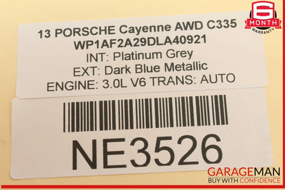 11-18 Porsche Cayenne 958 AWD Rear Right or Left Side Upper Forward Control Arm