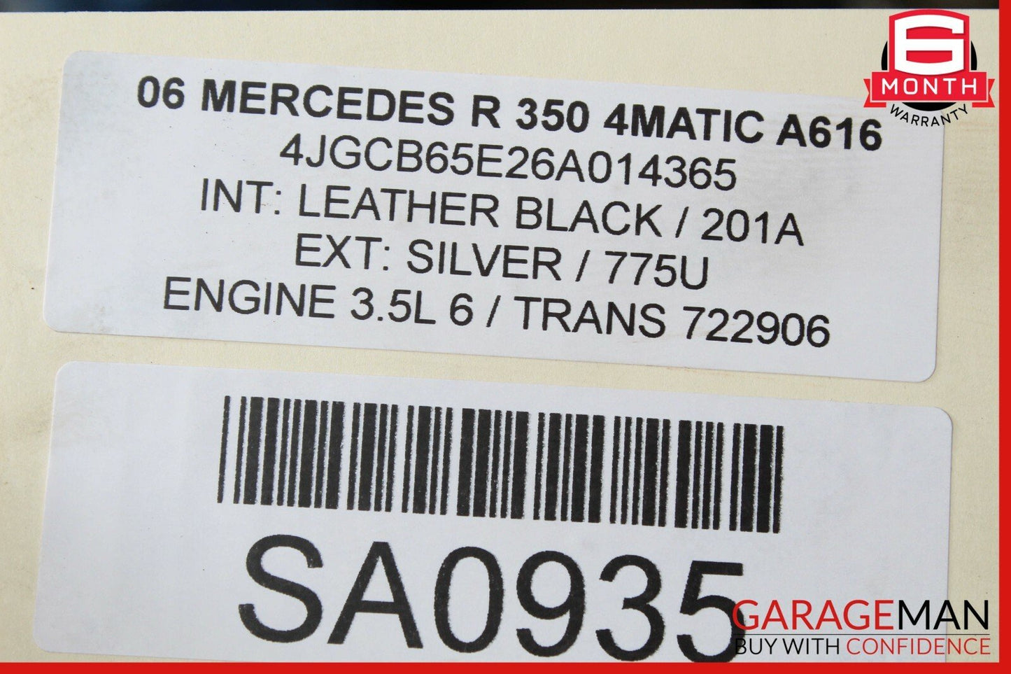 06-10 Mercedes W251 R350 AWD 7G AT Automatic Transmission Assembly 722.906 171k