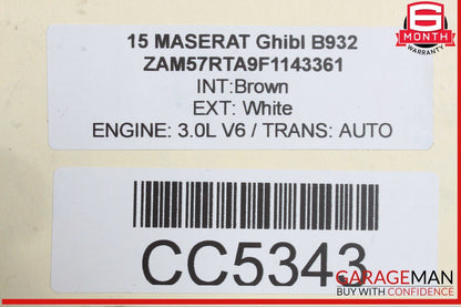 14-24 Maserati Ghibli 2.80 Ratio Rear Diff Differential Carrier 670030134 OEM