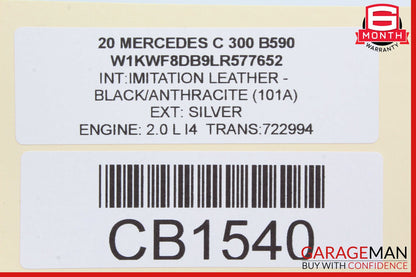 15-20 Mercedes W205 C300 Rear Left Suspension Upper Control Arm