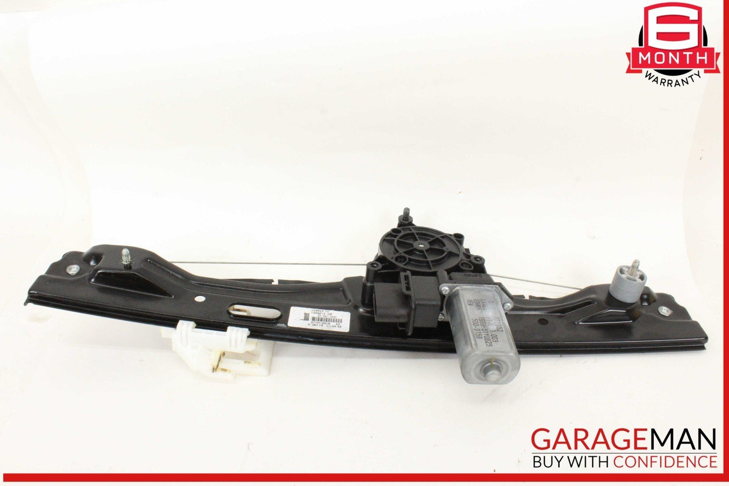 16-22 BMW X1 F48 Rear Right Passenger Side Window Regulator w/ Motor 7349512 OEM