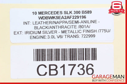 05-11 Mercedes R171 SLK300 SLK280 Rear Left or Right Axle CV Half Shaft OEM