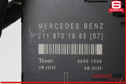 03-09 Mercedes W211 E350 E500 Front Left Side Door Control Module Unit OEM