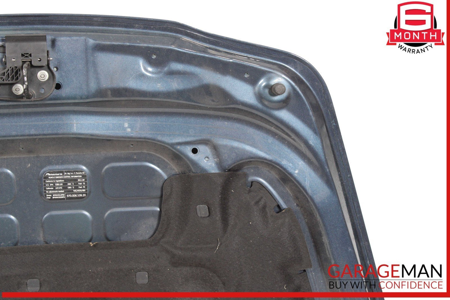 10-16 Porsche Panamera 970 Front Hood Bonnet Cover Panel Blue OEM