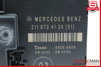 03-09 Mercedes W211 E350 E550 Rear Right Passenger Side Door Control Module Unit