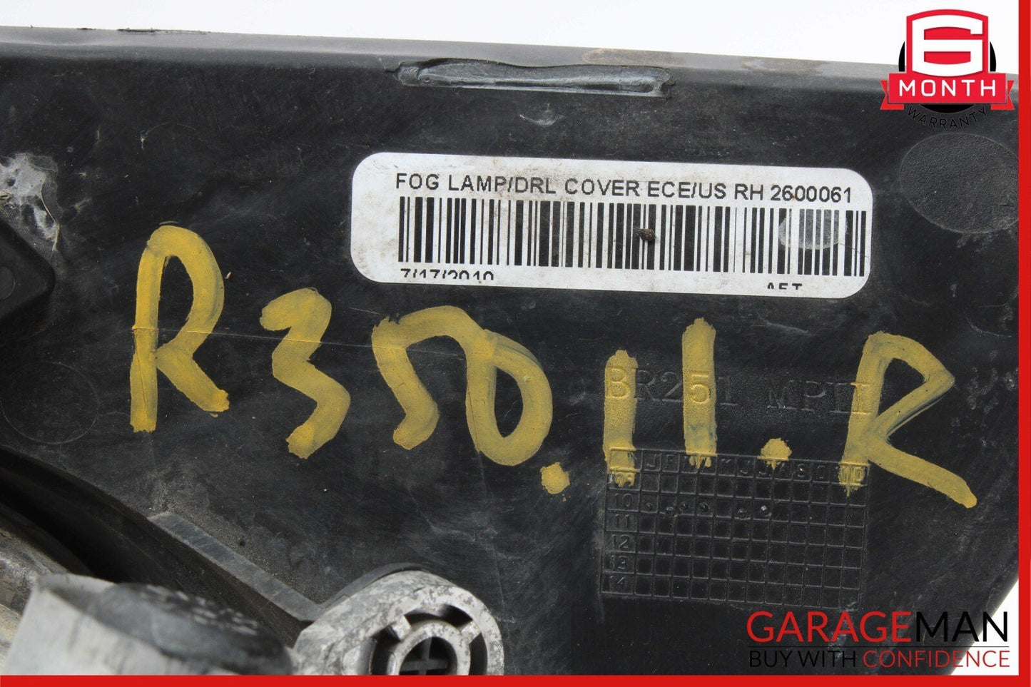 11-13 Mercedes W251 R350 Bumper Right Side Fog Light Grille Grill Cover OEM