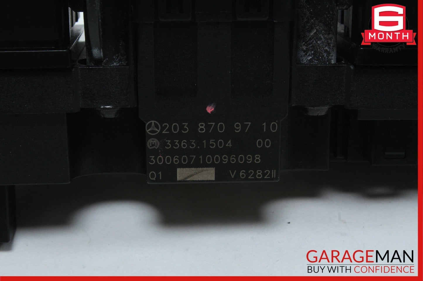 05-07 Mercedes W203 C230 C320 Dashboard Dash Control Switch Panel Bezel Trim OEM