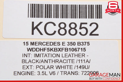 08-18 Mercedes W212 E350 C250 GLK350 Rear Left Side Door Control Module OEM