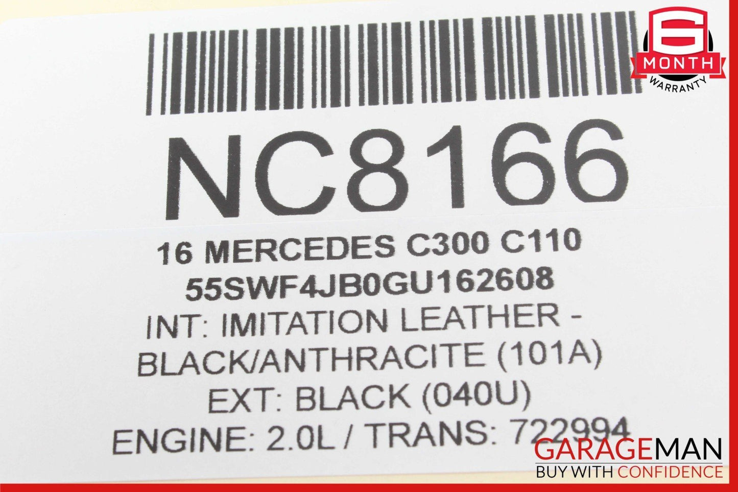 15-20 Mercedes W205 C300 E300 Front Left Side Upper Transverse Control Arm OEM