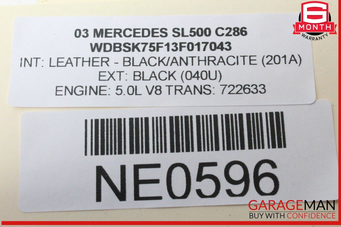 03-06 Mercedes R230 SL500 E320 ABS ESP Anti Brake Computer Control Module