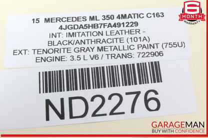 12-19 Mercedes W166 ML350 4MATIC GLS550 ABS Anti Lock Brake Pump Hydraulic OEM