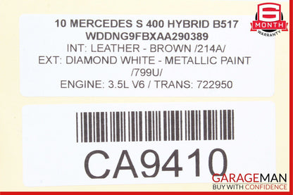 07-13 Mercedes W221 S400 S600 Rear Right Keyless Go Exterior Door Handle OEM