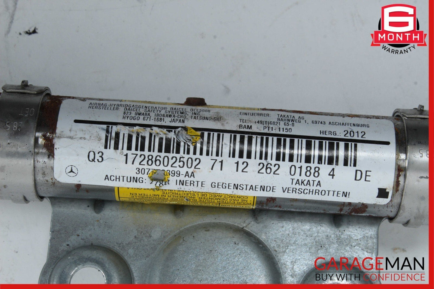 12-20 Mercedes R172 SLK250 SLC300 Left Driver Door Airbag 1728602502 OEM