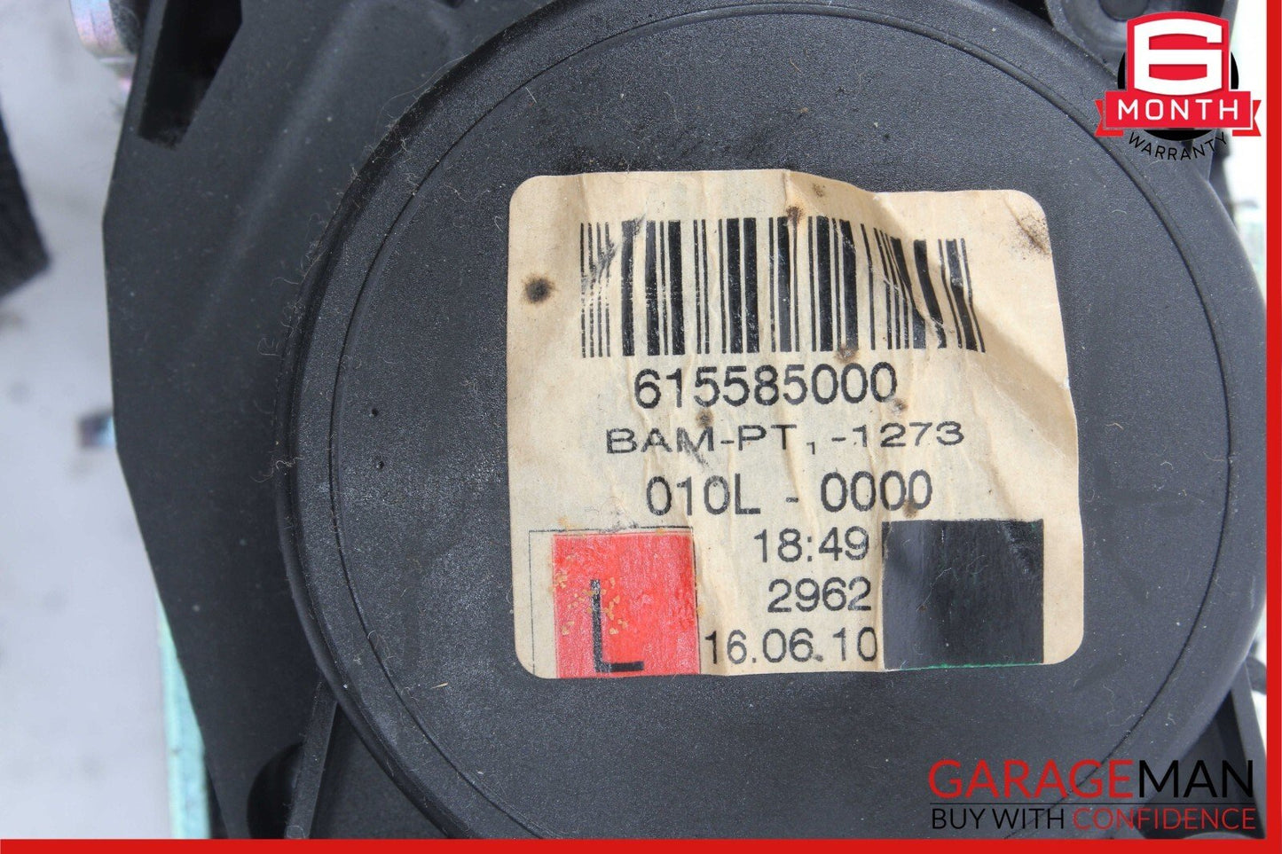10-13 Mercedes W212 E250 E350 Front Left Seat Belt Seatbelt Retractor Black OEM