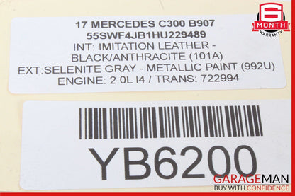 15-18 Mercedes W205 C300 C350e RWD Rear Left Driver Side Axle CV Half Shaft OEM