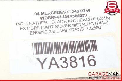 01-07 Mercedes W203 C240 Front Left Driver Side Headlight Support Bracket OEM