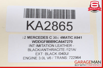 08-14 Mercedes W204 C63 E550 C300 E400 Front Right Side Door Control Module OEM