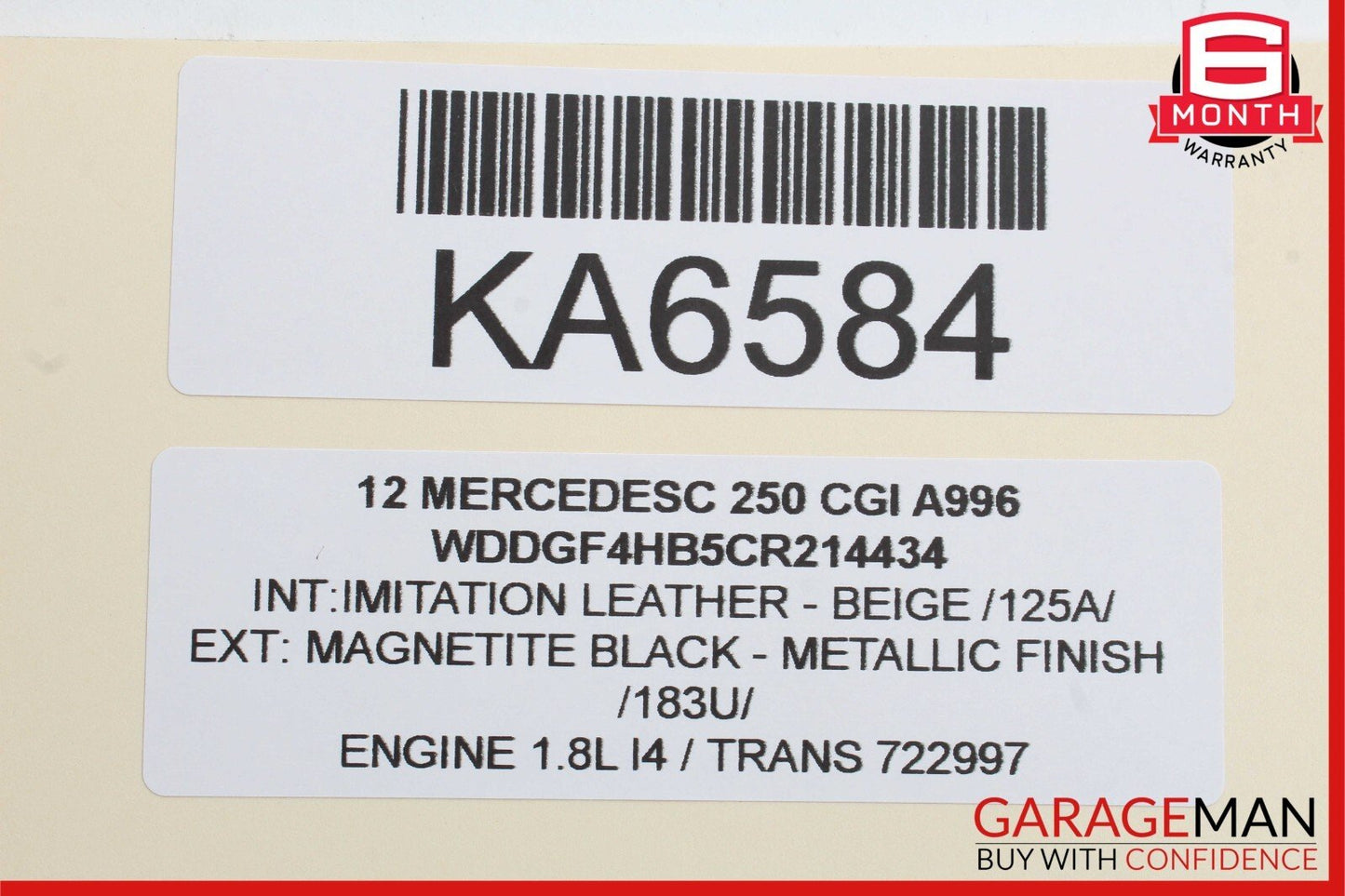 08-18 Mercedes C250 GLK350 E350 CLS550 Rear Left Side Door Control Module Unit