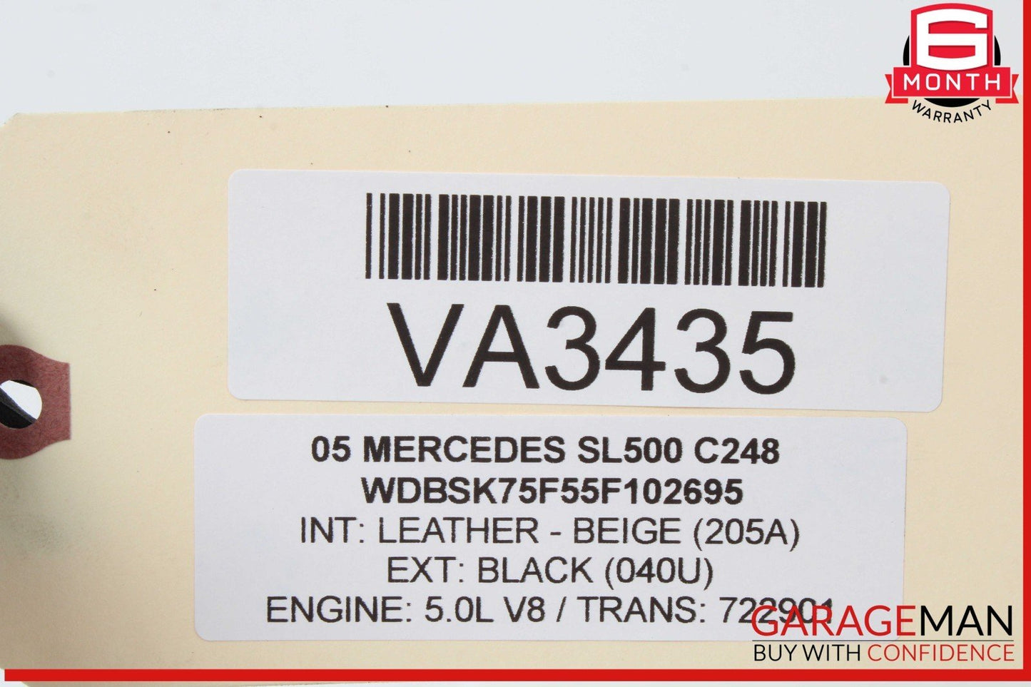03-08 Mercedes R230 SL500 SL600 SL55 AMG Front Left Side Lower Control Arm OEM