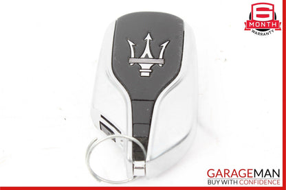 14-17 Maserati Ghibli Dash Ignition Switch Controller Push Button w/ Key Set