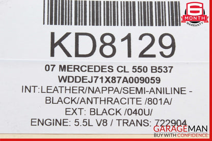 07-14 Mercedes W216 CL550 S550 S63 Front Right Dash AC A/C Air Vent Grille Cover