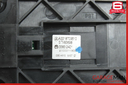 10-13 Mercedes W221 S550 Rear Side Window Switch Control Module Q7 OEM