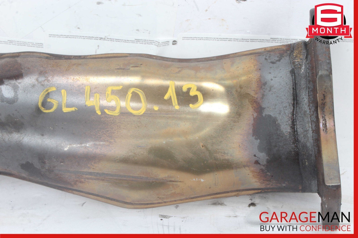 12-19 Mercedes X166 GL450 ML550 Front Right & Left Side Engine Exhaust Pipe Set