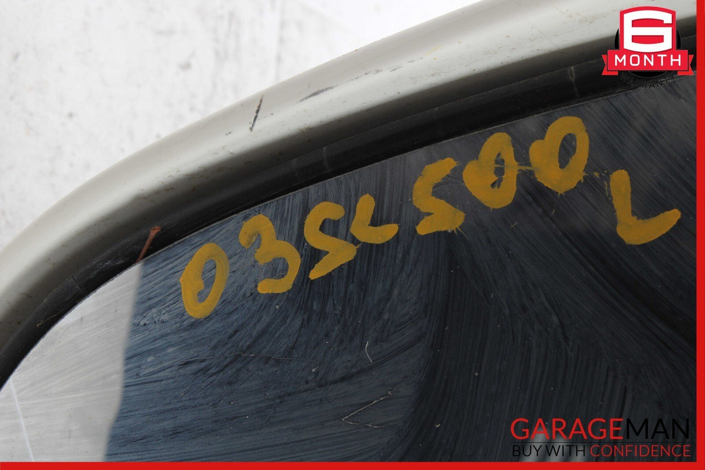 2003 Mercedes R230 SL500 SL55 AMG Front Left Side Rear View Door Mirror White