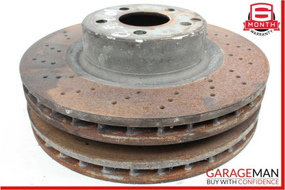 00-06 Mercedes W215 CL600 CL500 CL55 AMG Front Brake Rotor Rotors Set Drilled